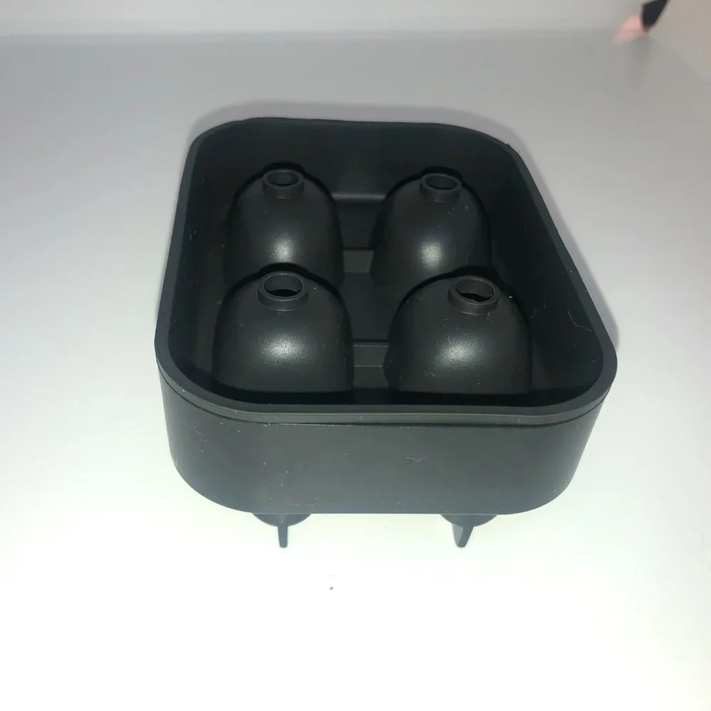 3D Black Skull‎ Ice Cube Tray or Mold Silicone